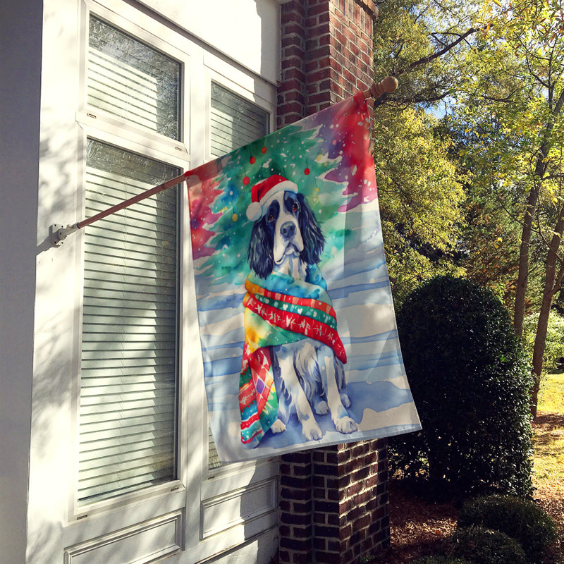 Double Sided Polyester Christmas, 40" H x 28" W