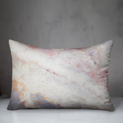 Marble Rectangular Pillow Cover & Insert