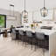 Danaijah 4 - Light Lantern Geometric Chandelier Kitchen Island Pendant