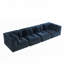 Canapé modulaire surdimensionné surdimensionné en velours côtelé, assise profonde, sans assemblage, antidérapant-837126844-837126846