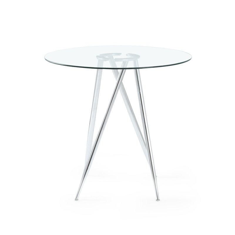 Vice Bar Table and Red Bar Stool Set
