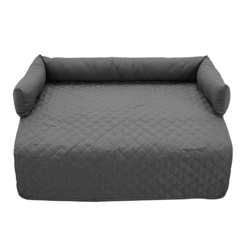 Atreau Fabric Pet Bed, 12 cm H x 75 cm W x 75 cm D, Grey