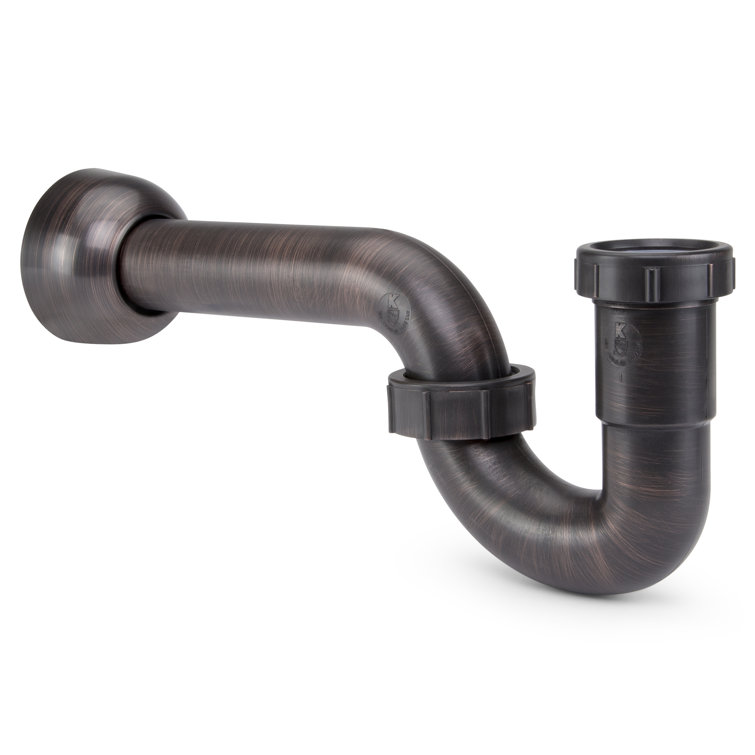 Decorative 1-1/2 in. or 1-1/4 in. x 1-1/2 in. Plastic P-Trap