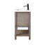 Meuble-lavabo double avec plateau en céramique Lunnete-134282210