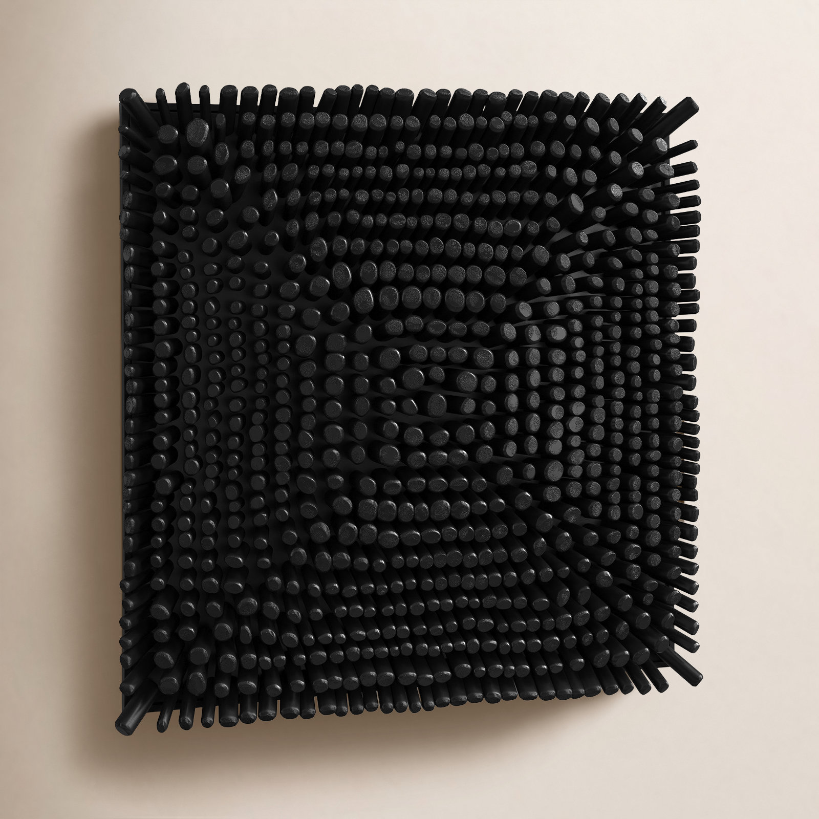 Portside Solid Wood Wall Decor, Black