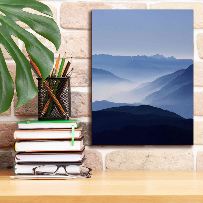 «Blue Mountains» par Lexie Greer, H 16 po x l 12 po x P 0,75 po