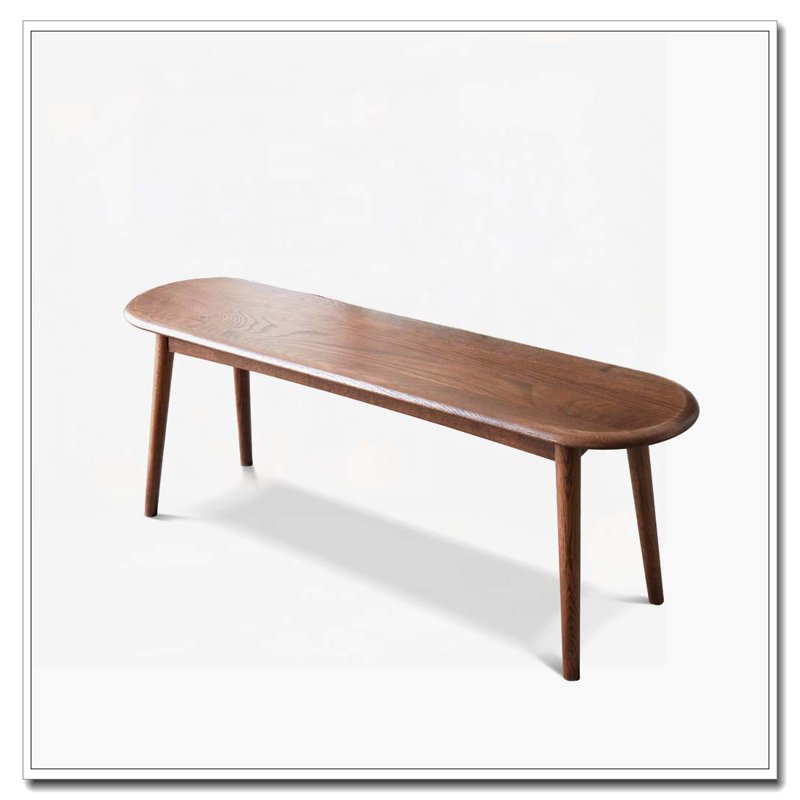 Banc de salle à manger en bois, H 16,14 po x l 39,37 po x P 11,81 po