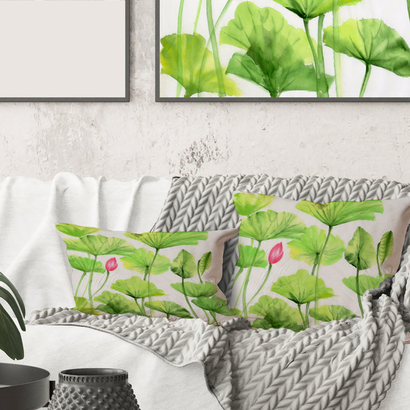 Floral Throw Pillow