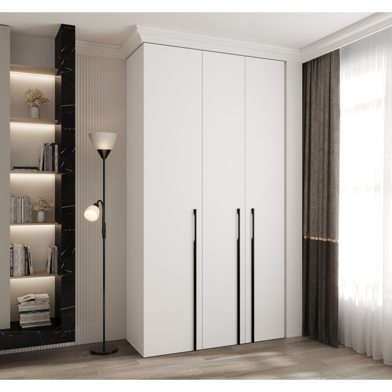 3 Door Manufactured Wood Wardrobe