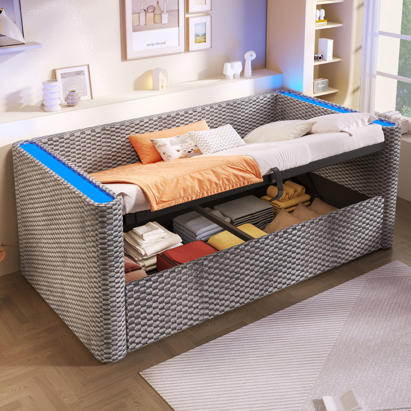 European Single (90 x 200 cm) Daybed, Gray