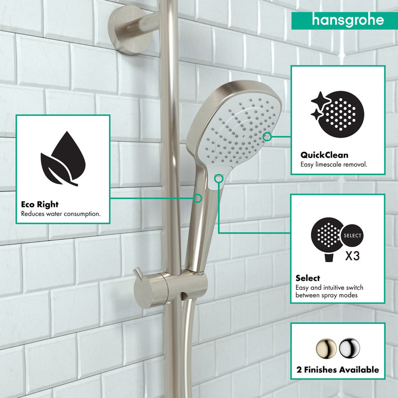 Croma Handshower, Brushed Nickel