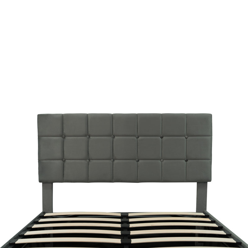 Nathniel Upholstered Ottoman Storage Bed, Grey