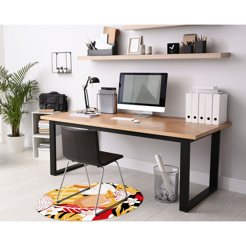 Francys Hard Floor Straight Round Chair Mat