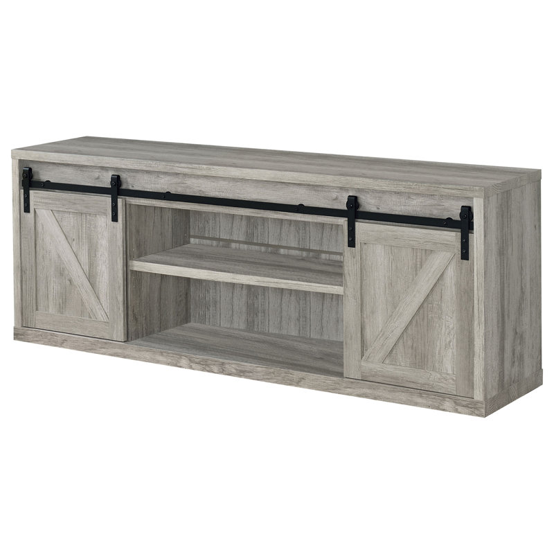 Collin TV Stand for TVs up to 75", Gray Driftwood