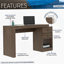 Bureau à domicile extensible