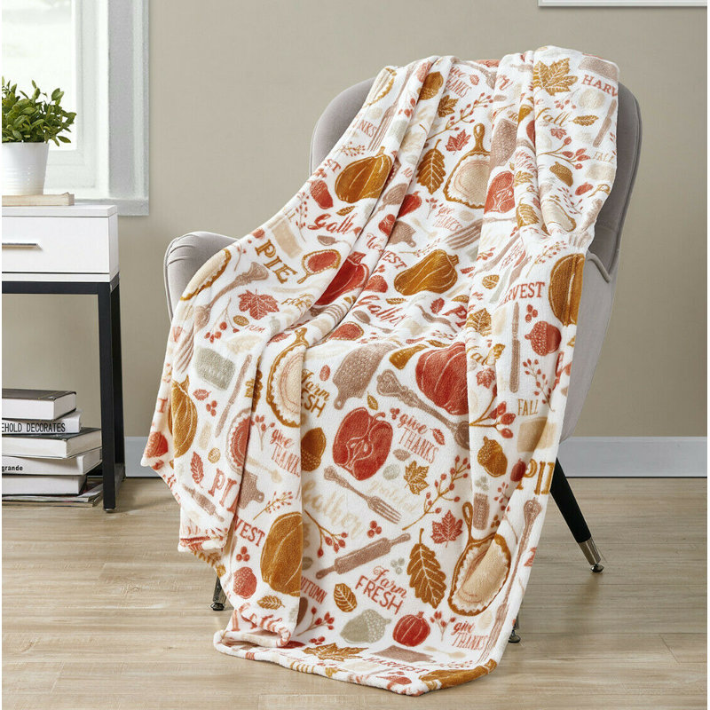 Jeté d'automne ultra doux Autumn Kitchen
