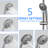 Wall Mounted Shower With 8" Rain Head And Handheld - Finish Corrosion Discoloration Resistance