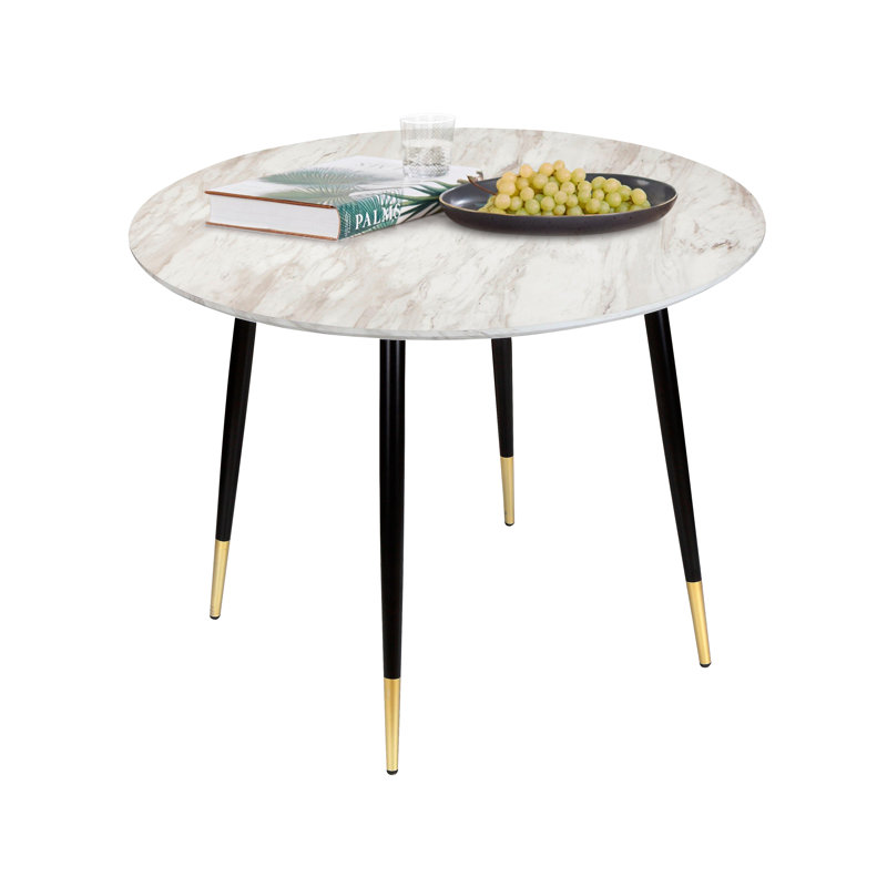 Arianna Round Metal Base Dining Table