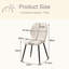 Encinitas 127cm H Upholstered Metal Side Chair-1629441736
