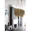Medium Oval Leather Fringe Chandelier-1531698951