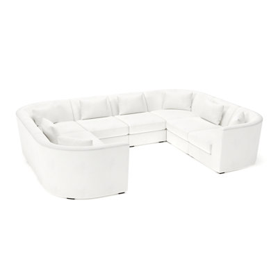 Krista 8-PC Curved Modular Sectional