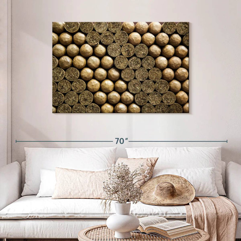 Senne Packed Cuban Cigars, 30" H x 45" W