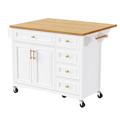 Kitchen Island With Drop Leaf