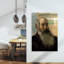 Autoportrait, 1873, impression d'art abstrait contemporain, style impressionniste.-1086307355
