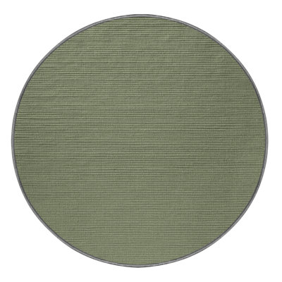 Machine Washable Solid Brown Area Rug