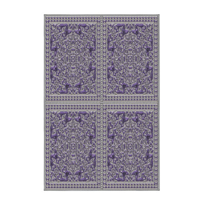 Mauve Tapis décoratif