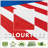 American Flag 12' Square Shade Sail