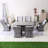 Nadya 6-Person Wicker Aluminum Patio Outdoor Fire Pit Dining Set With Cushions-1498202170-1498202169