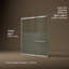 Elate Sliding Bath Door, 56-3/4-In H X 56-1/4 - 59-5/8-In W With Heavy 5/16-In Thick Crystal Clear Glass With Privacy Band-213490204