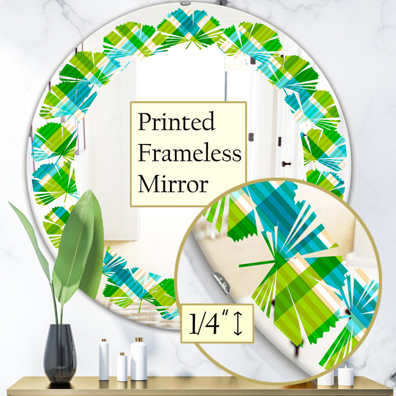 Miroir mural wave abstract gouttes vi, H 31,5 po x l po