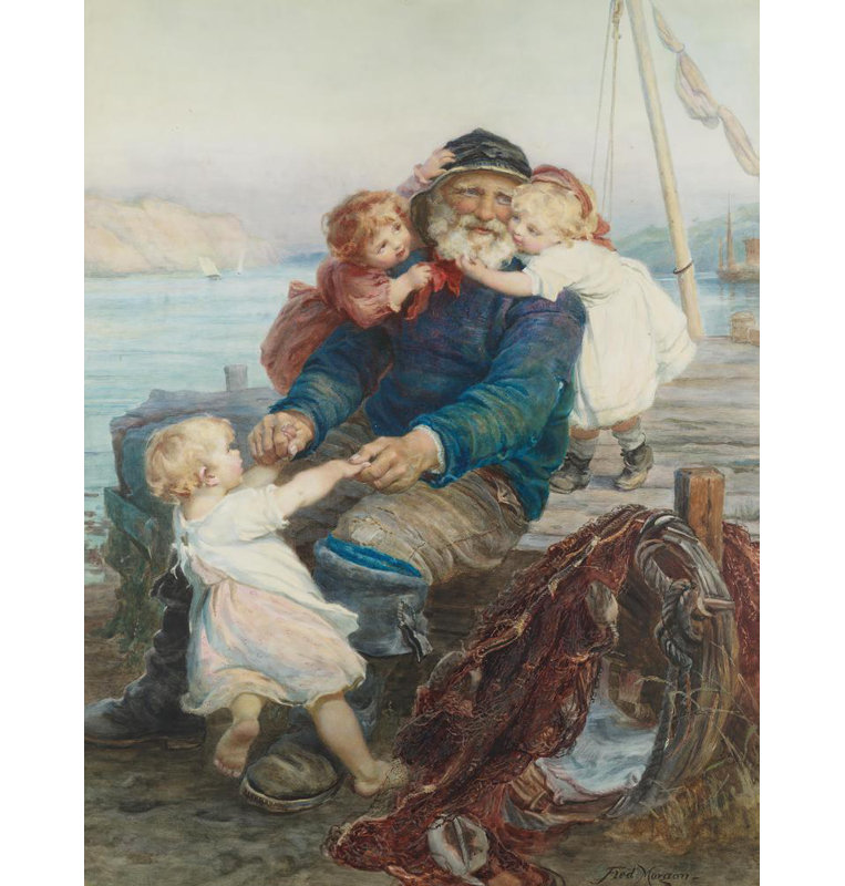 "Which Do You Love Best" by  Frederick Morgan - Gallery Wrap Canvas Wall Art