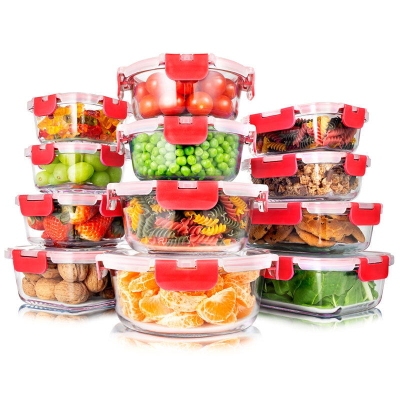 Anschultz 35oz. Glass Food Storage Container