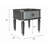 Charcoal & Light Gray Finish End Table