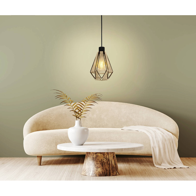Alsfeld 1 - Light Black Geometric Pendant