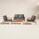 Davies 4-Person Acacia Patio Seating Group