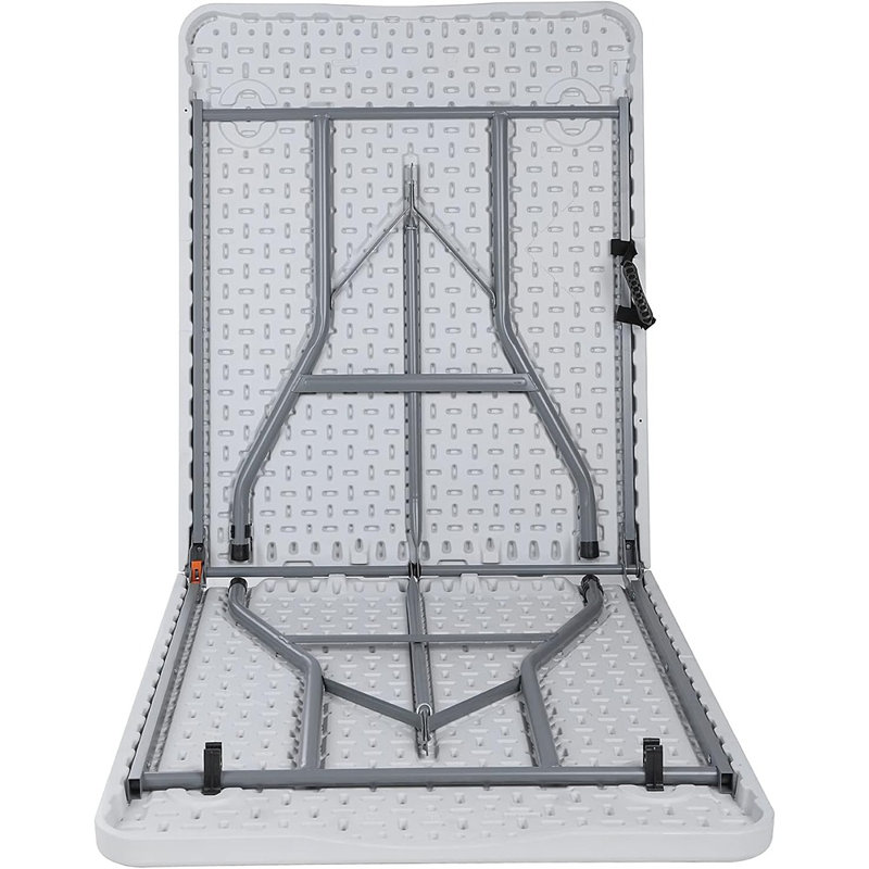 Table pliante pliante en plastique avec poignée robuste pour l'extérieur