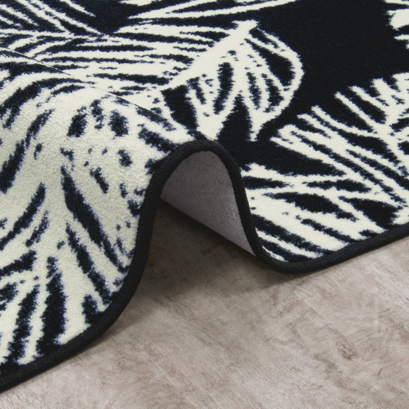 Floral Indoor Rug, Rectangle 5'4" x 7'8"