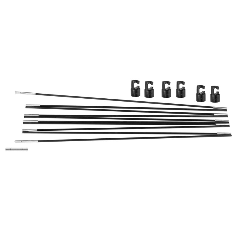 Machrus Upper Bounce Universal Trampoline Fiber Glass Rods To Replace Top Ring Of Net Enclosure, 12'
