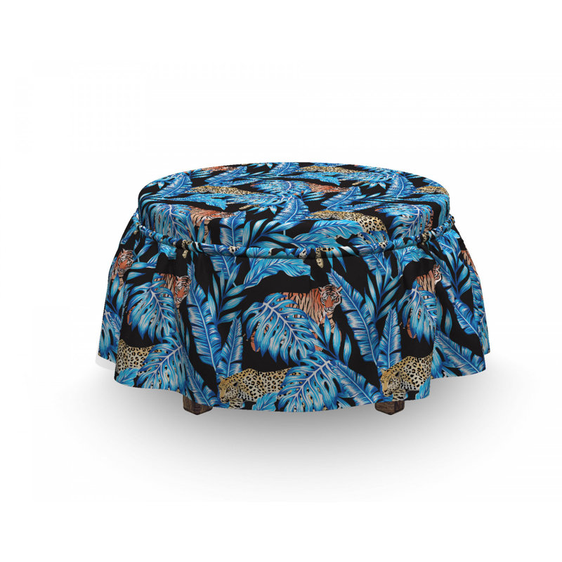Housse pour repose-piedss tropicale hawaii