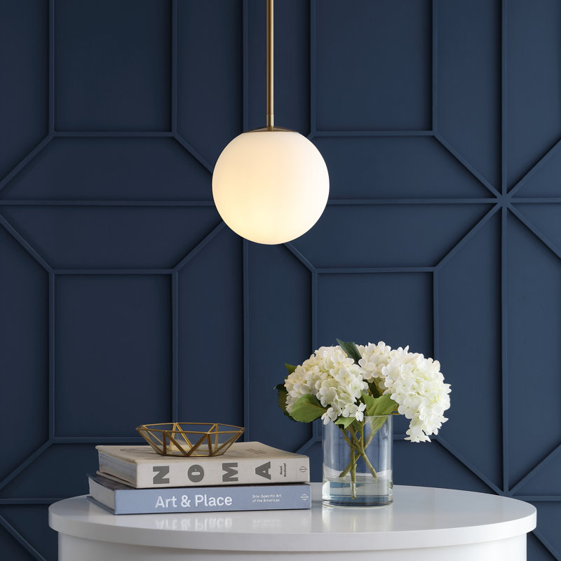 Jacere 1 - Light Pendant, White, Brass Gold