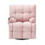 Chaise simple rose confortable avec plateau amovible, réglable à 150 degrés, rembourrée en éponge, plateau en bois massif et à base de bois confortable et amovible sur le côté, dos à degrés, panneau pour petite pièce-838473083