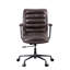 Chaise de bureau pivotante avec roulettes Distress