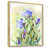 Toile brune avec cadre flottant