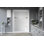 Cabine de douche rectangulaire encadrée avec siège et base Madison l 60 po x H 84,5 po