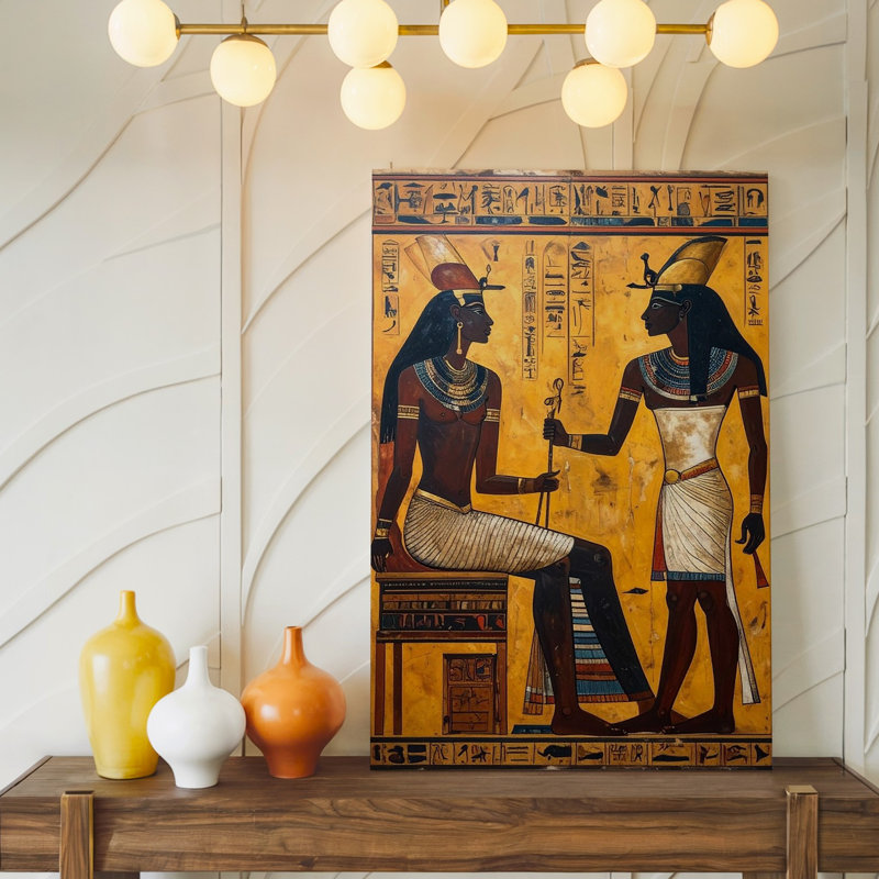 Art mural Voici la description du produit et optimisation de la toile pour votre toile égyptienne, H 9 po x l 12 po