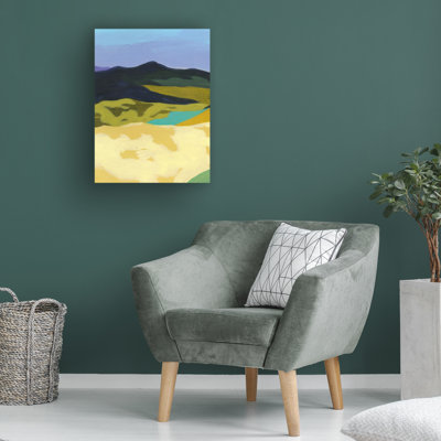 Moderne et contemporain Sun Dappled Mountains I sur impression sur toile